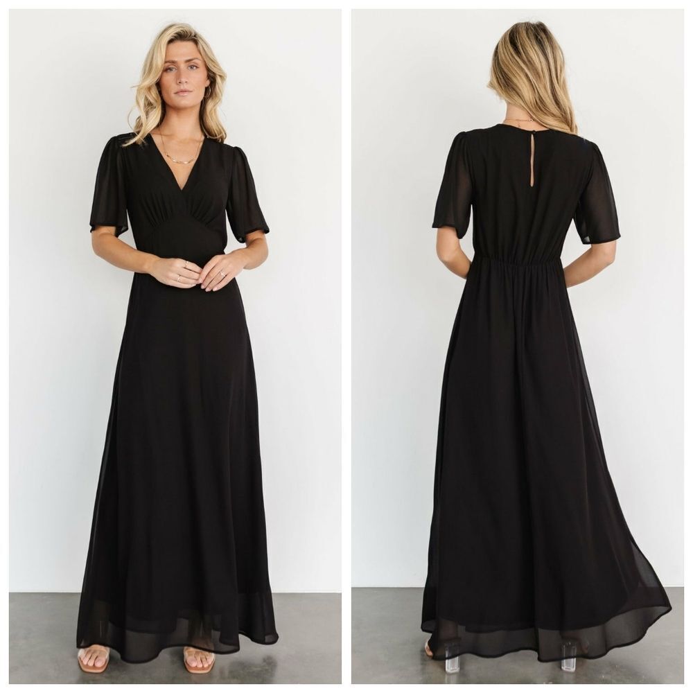 Baltic Born Esti Black Maxi Dress